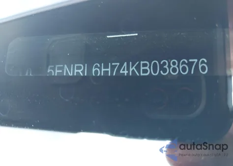 2019 Honda Odyssey Ex-L z USA, uszkodzony, nr VIN 5FNRL6H74KB038676